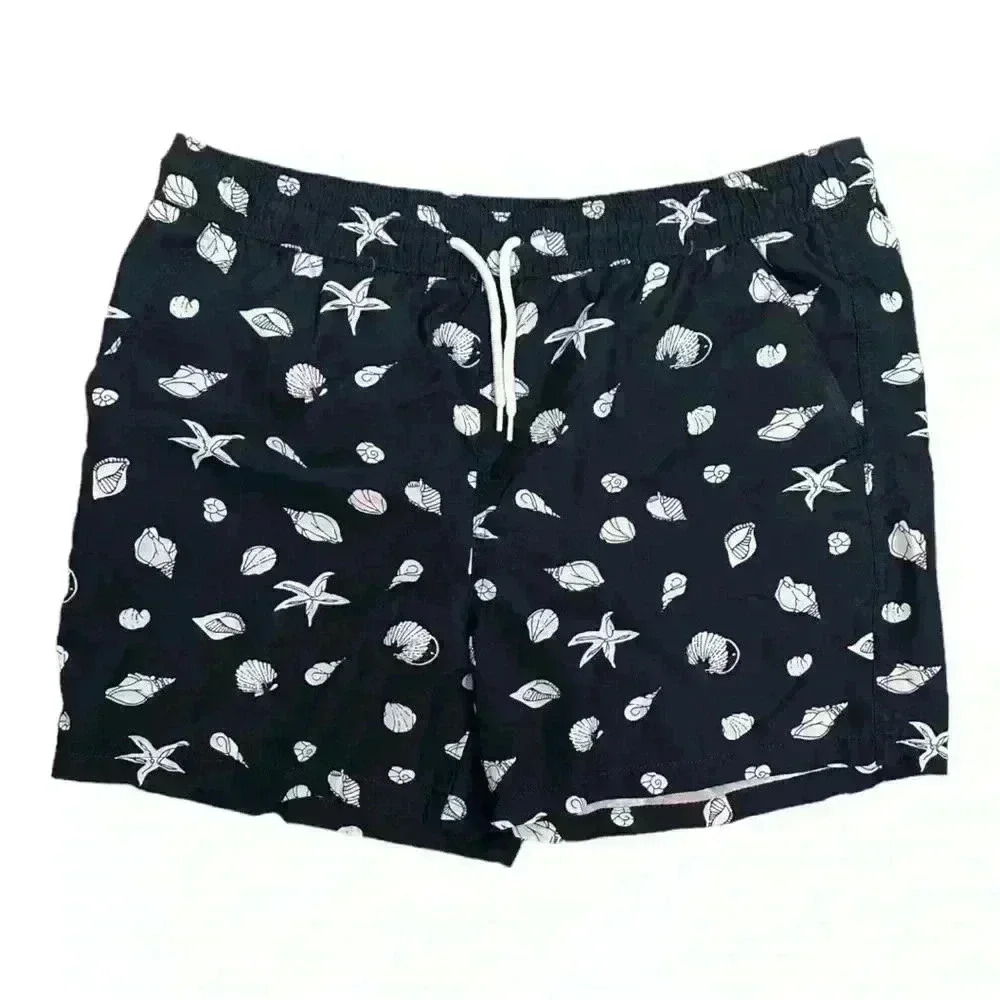 Joe Fresh Navy and White Swim  Shorts